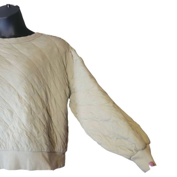 Women’s Universal Thread Green Quilted Sweatshirt Size Large - Picture 2 of 6